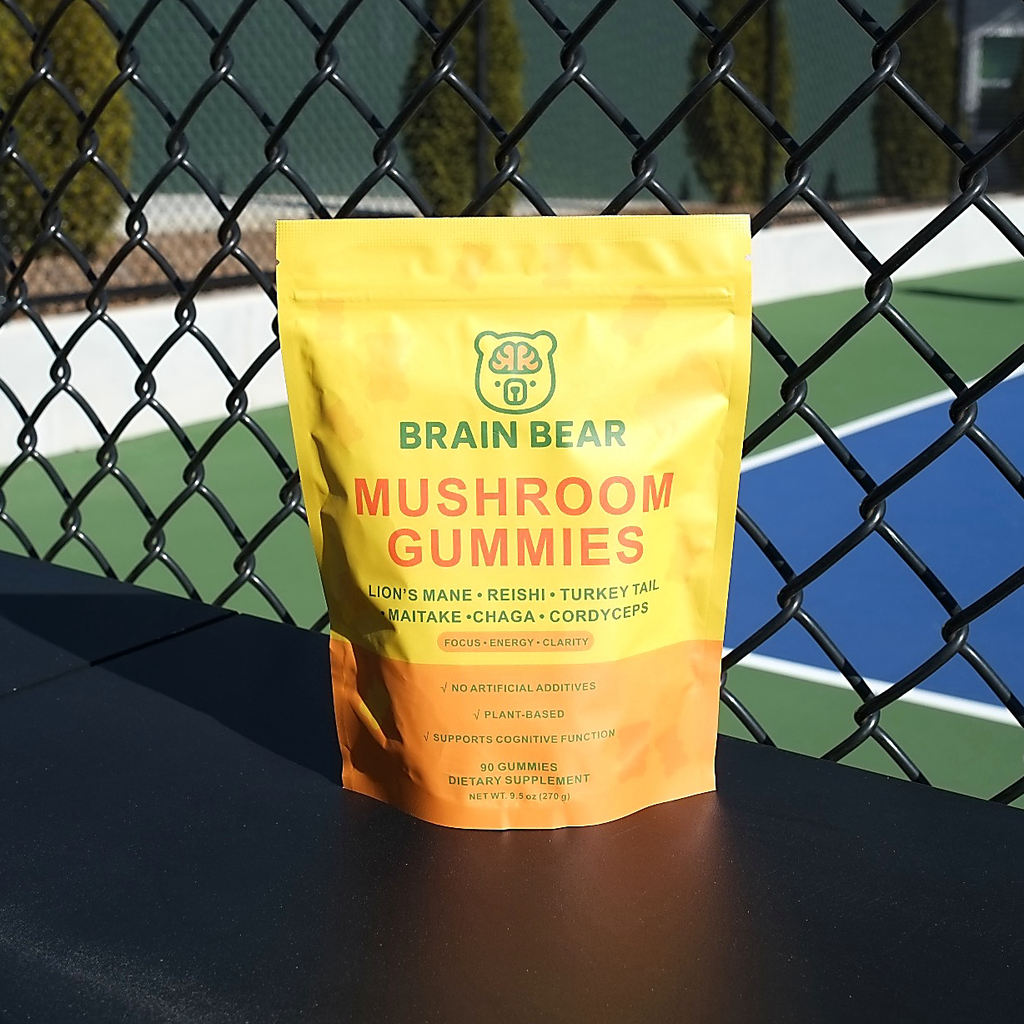 Brain Bear Mushroom Gummies bag